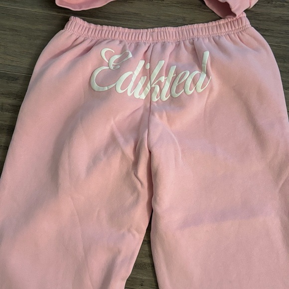 Edikted Pink Hoodie and Sweatpants Set - Picture 5 of 6